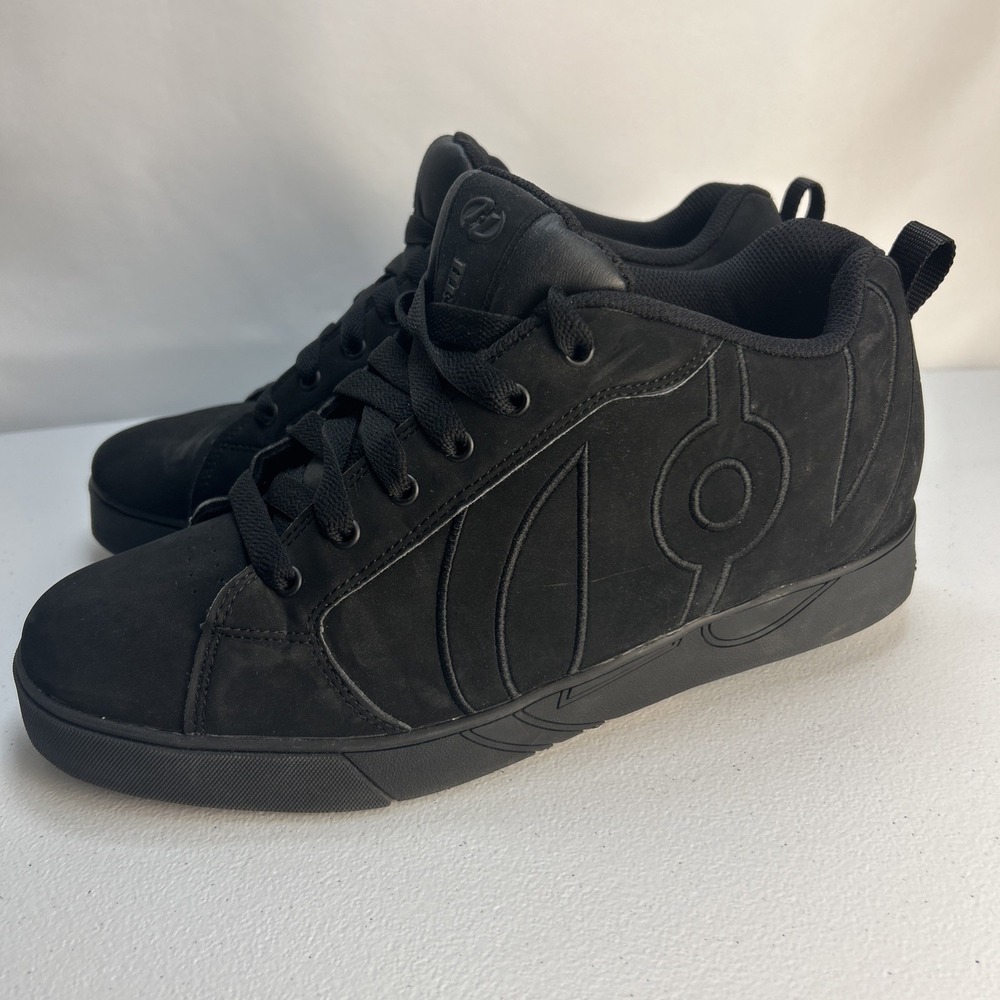Heelys Voyager All Black Skate Wheeled Shoes Men's Size 10 Sneaker